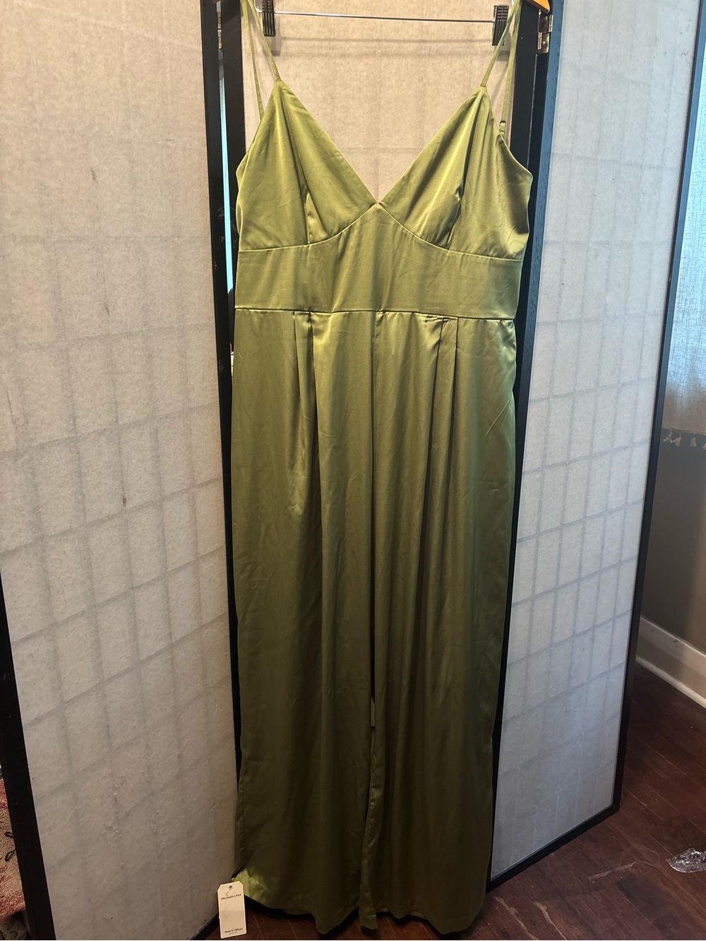 Abercrombie & Fitch NWT Satin Spaghetti Strap Jumpsuit
